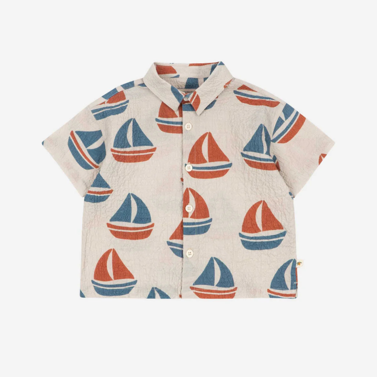 Konges Slojd Elliot SS Shirt GOTS - Ahoy