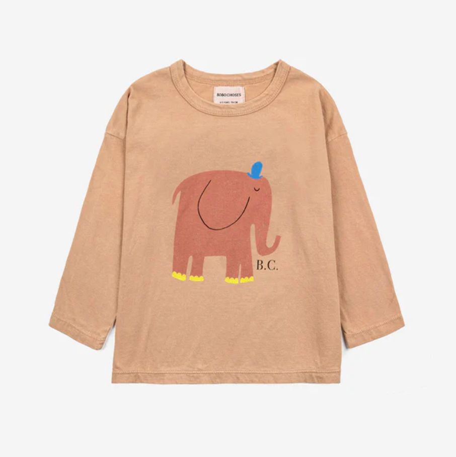 Bobo Choses The Elephant Long Sleeve Tee