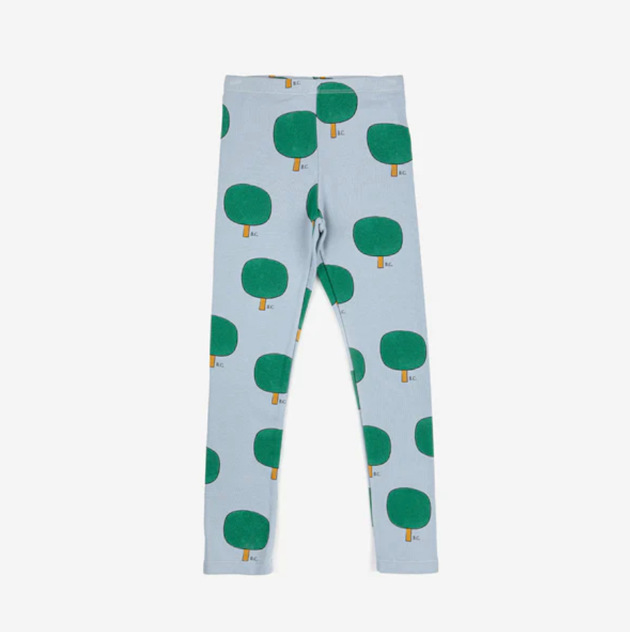 Bobo Choses Green Tree All Over Leggings