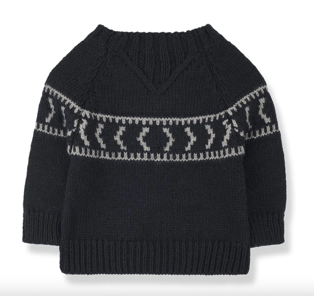 1+ In The Family Sweater - Navy