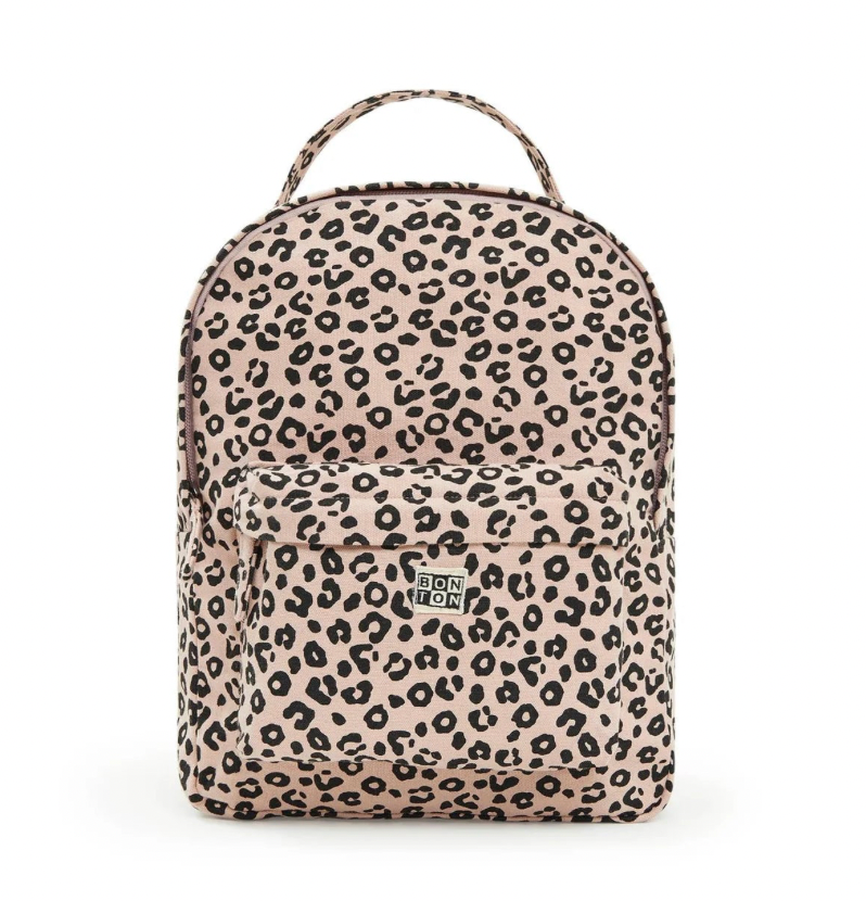 Bonton Leopard Rose Backpack