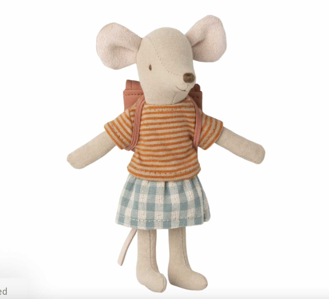 Maileg Tricycle Mouse, Big Sister With Rose Bag