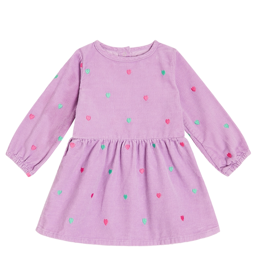 Stella Baby Hearts Corduroy Dress