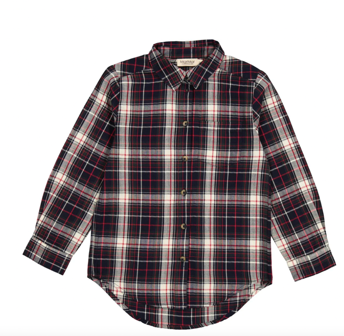 MarMar Copenhagen Totoro Long Sleeve Shirt - Holiday Check