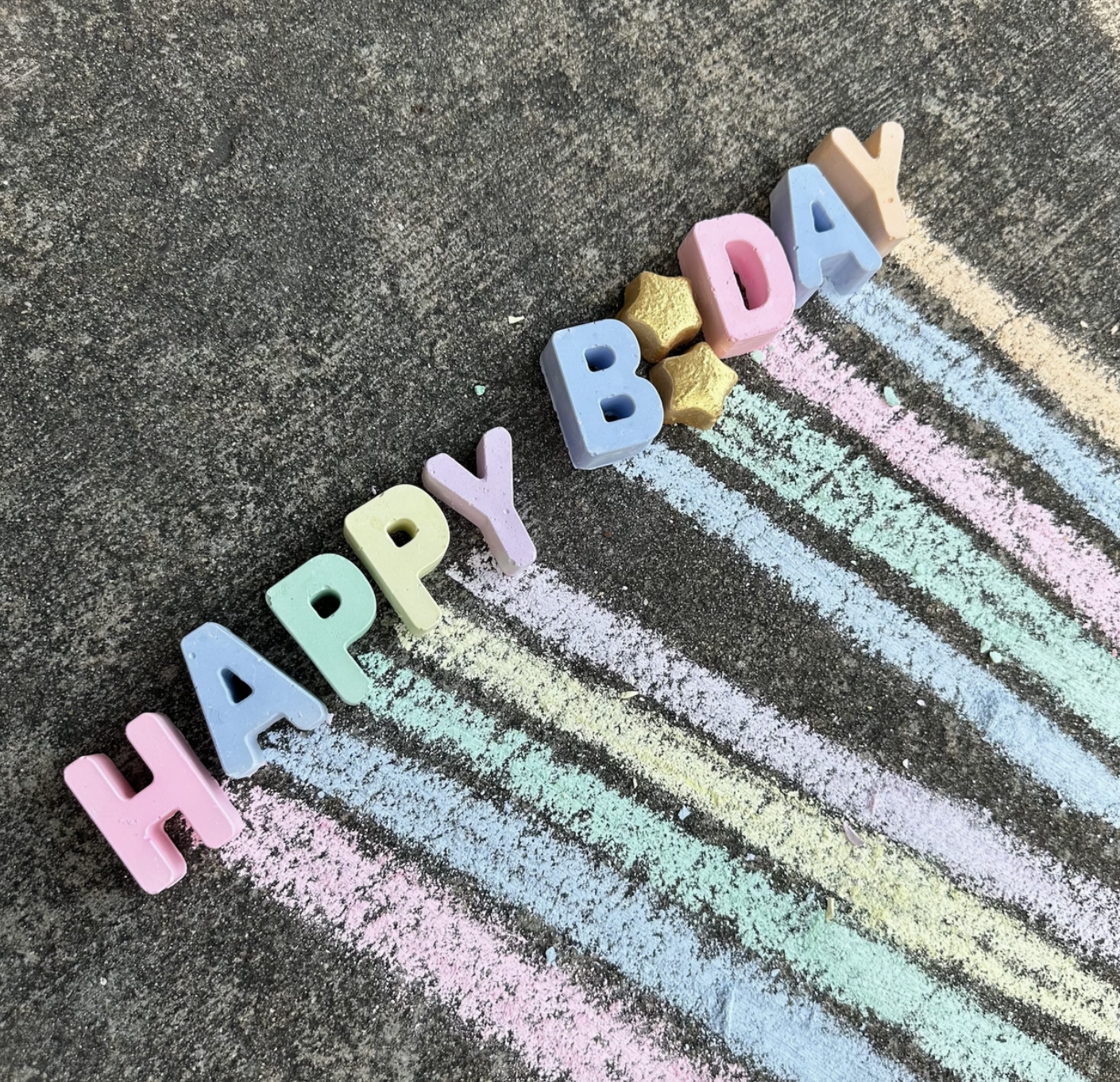 Happy Birthday Chalk