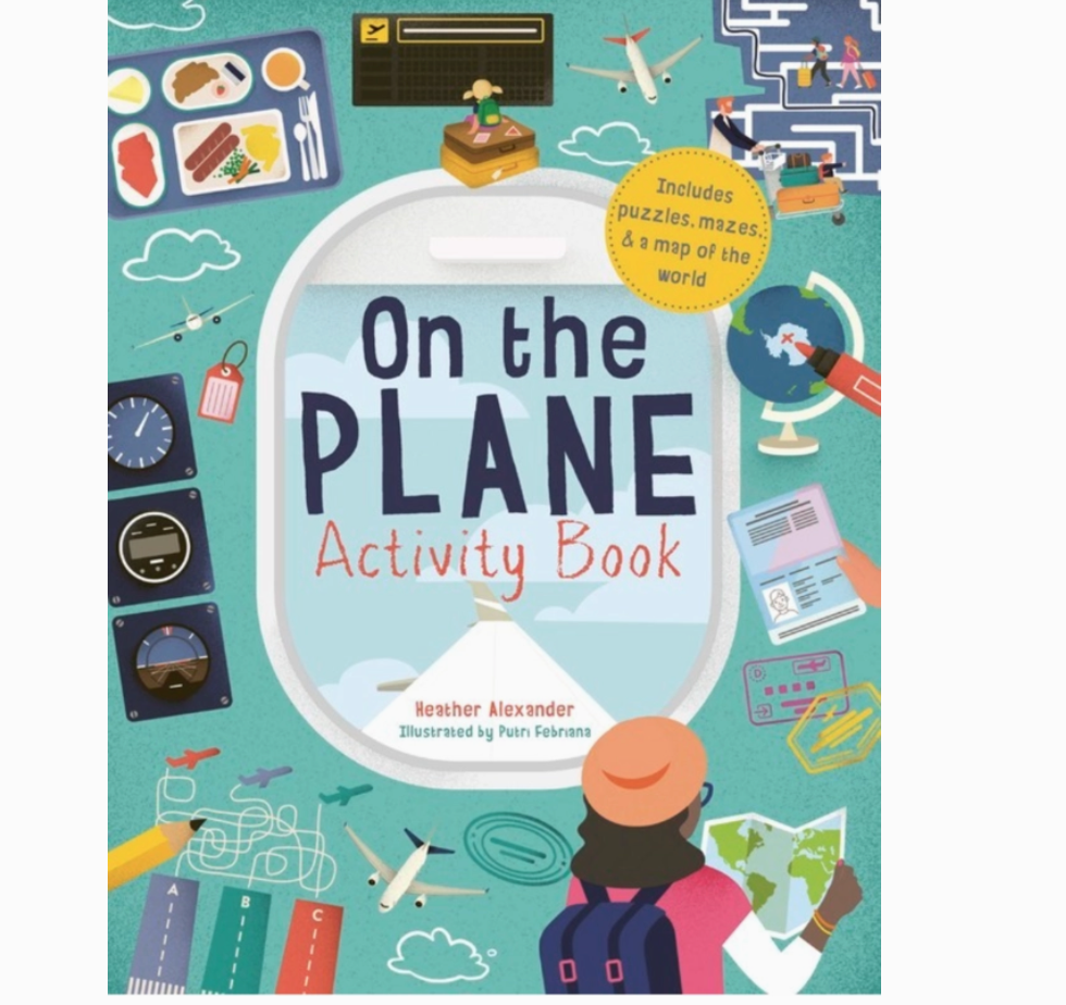 On The Plane Activity Book