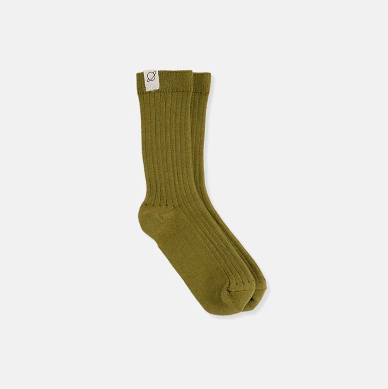 My Little Cozmo Rib Knit Socks - Green
