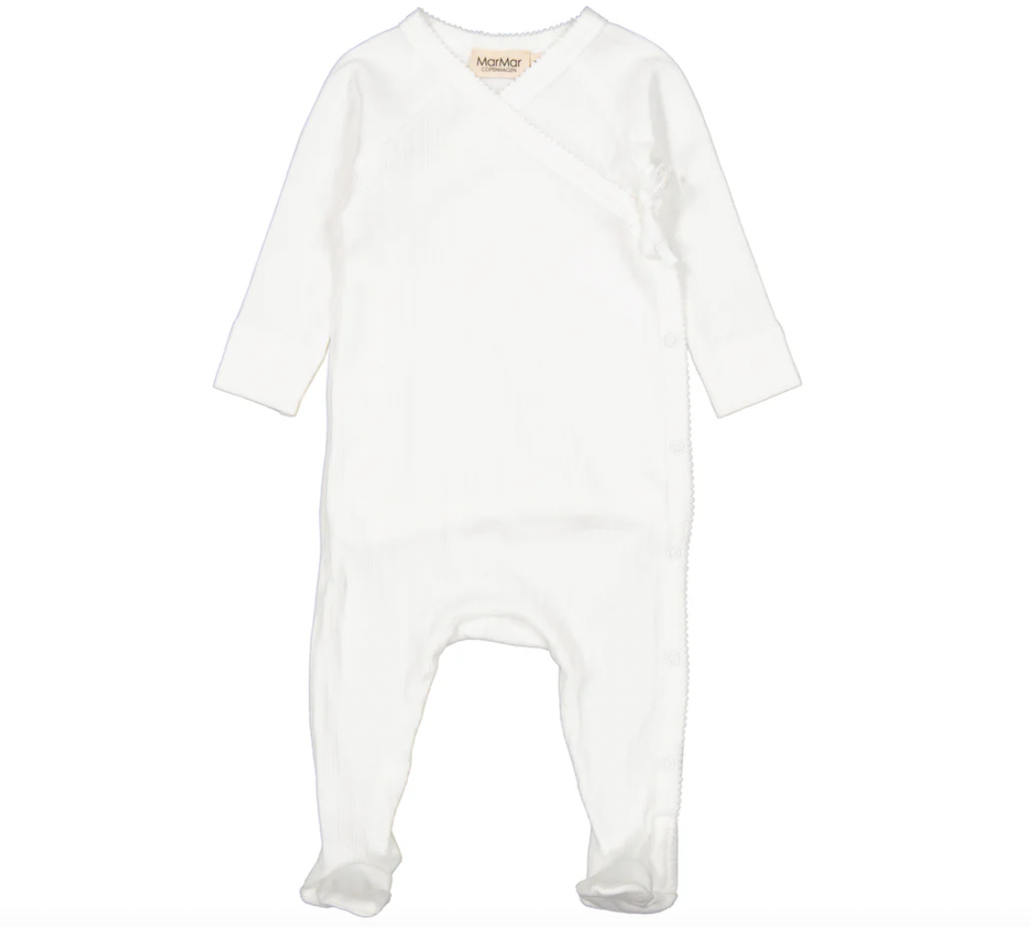 MarMar Copenhagen Rubetta Footie - Gentle White
