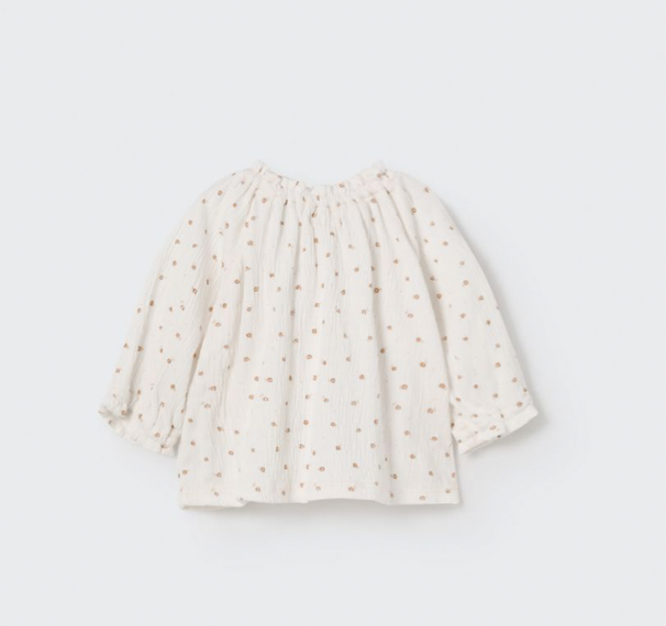 My Little Cozmo's Organic Floral Muslin Top