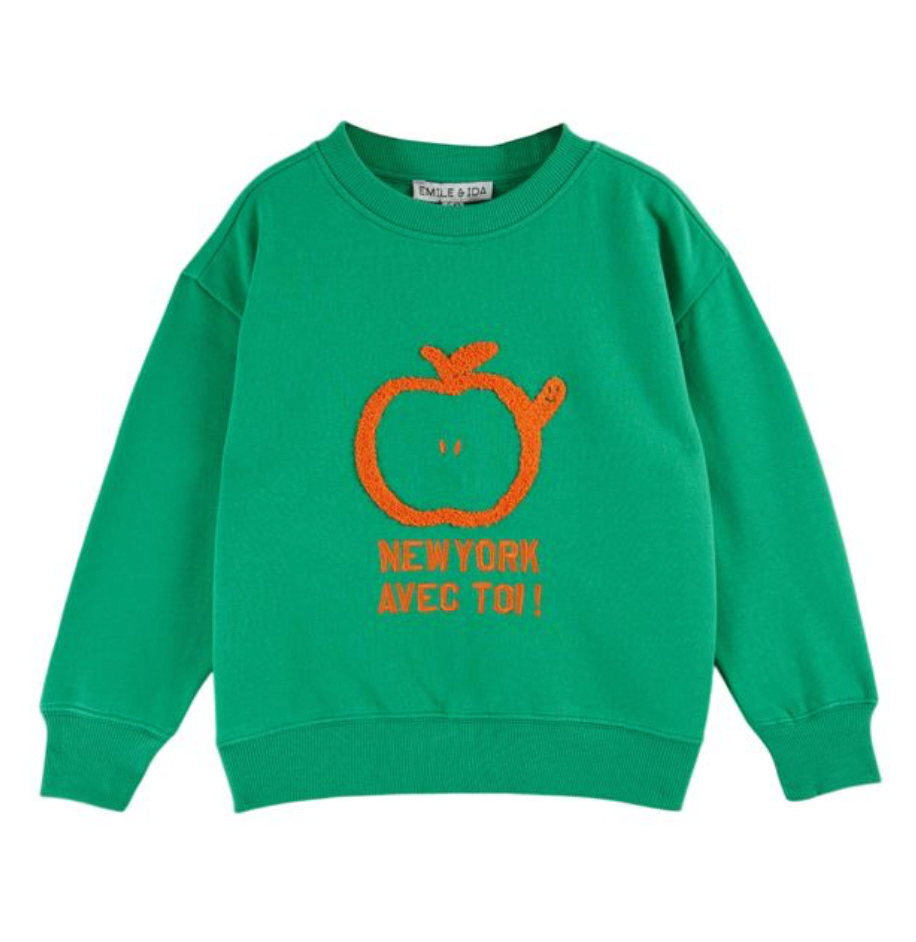 Emile Et Ida New York Sweatshirt  - Wasabi