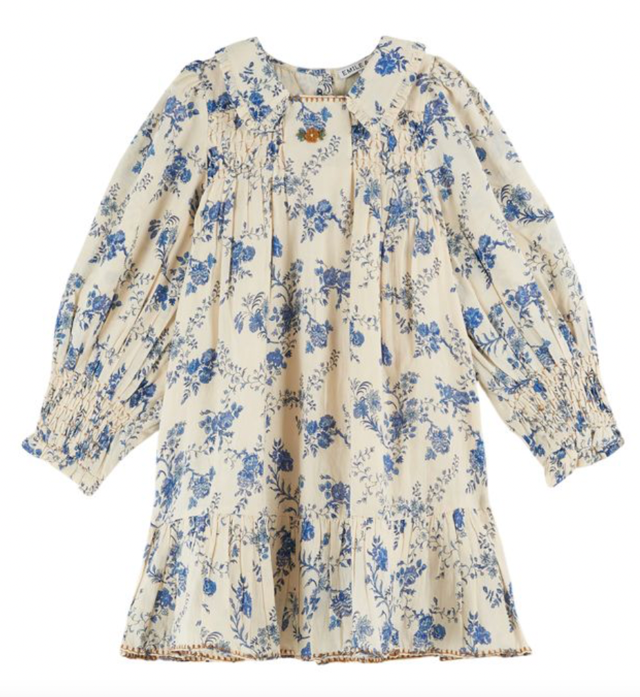 Emile Et Ida Robe Orchid Bleu