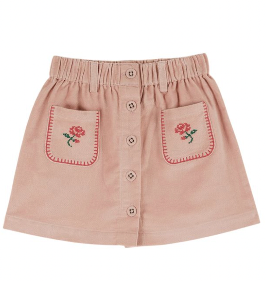 Emile Et Ida Fleurs Skirt - Peony