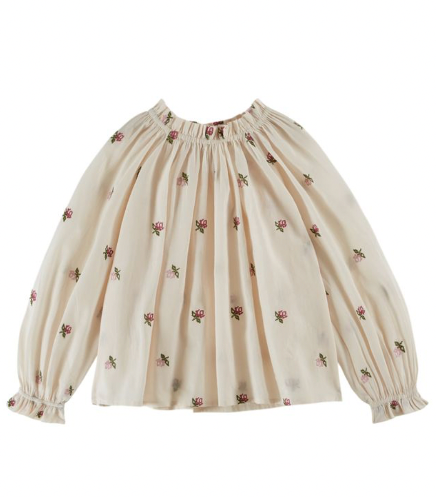 Emile Et Ida Blouse Brodee - Creme