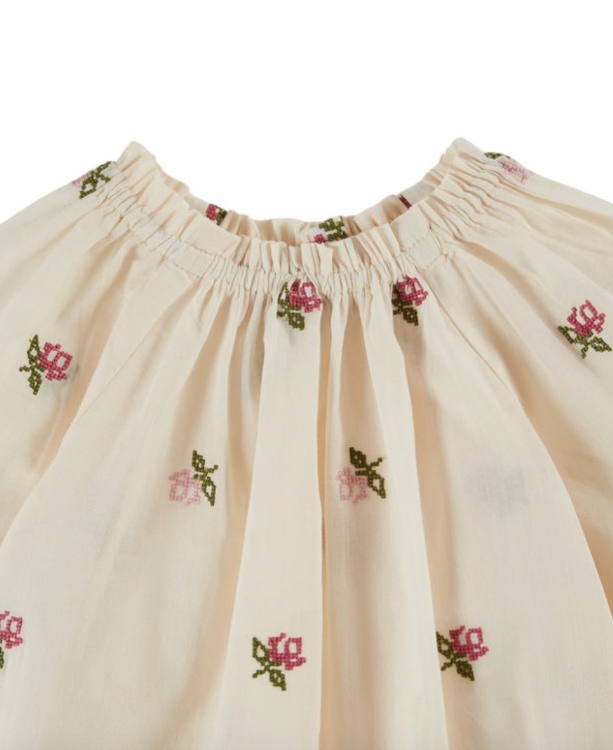 Emile Et Ida Blouse Brodee - Creme
