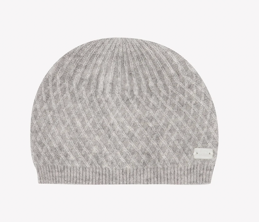 Tartine et Chocolat Gray Cashmere Bonnet