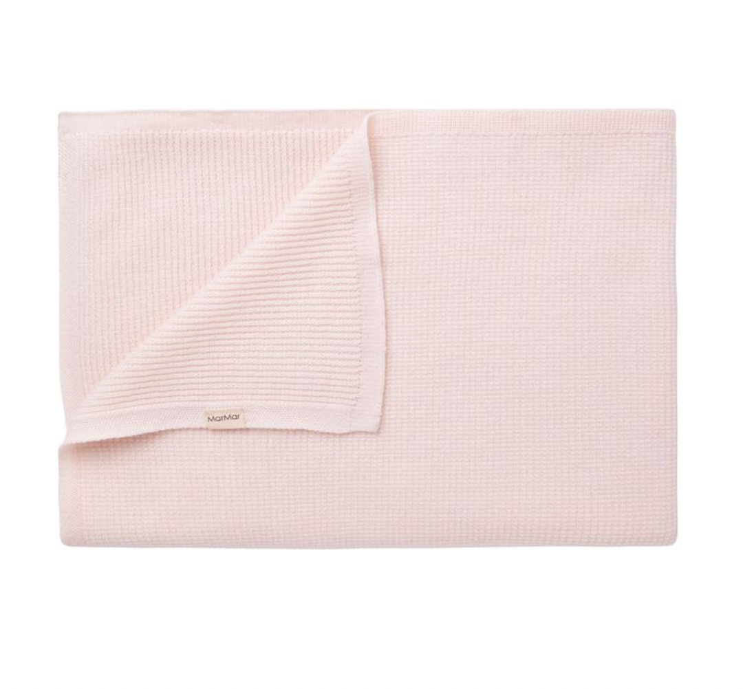 Marmar Alia Merino Wool Blanket - Rose Quartz