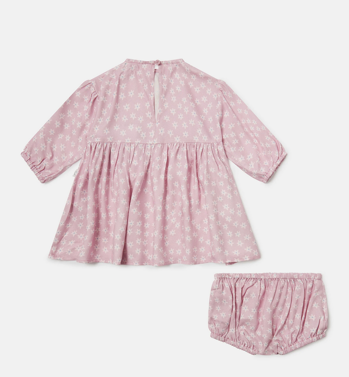 Stella Baby Girl Long Sleeve Star Flower Dress