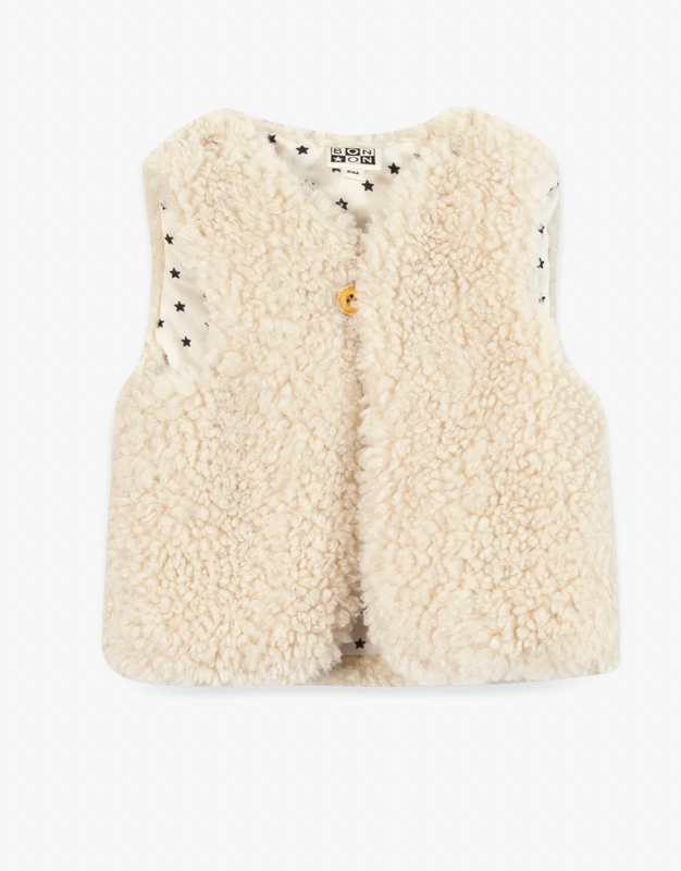 Bonton Beti Vest - Ecru