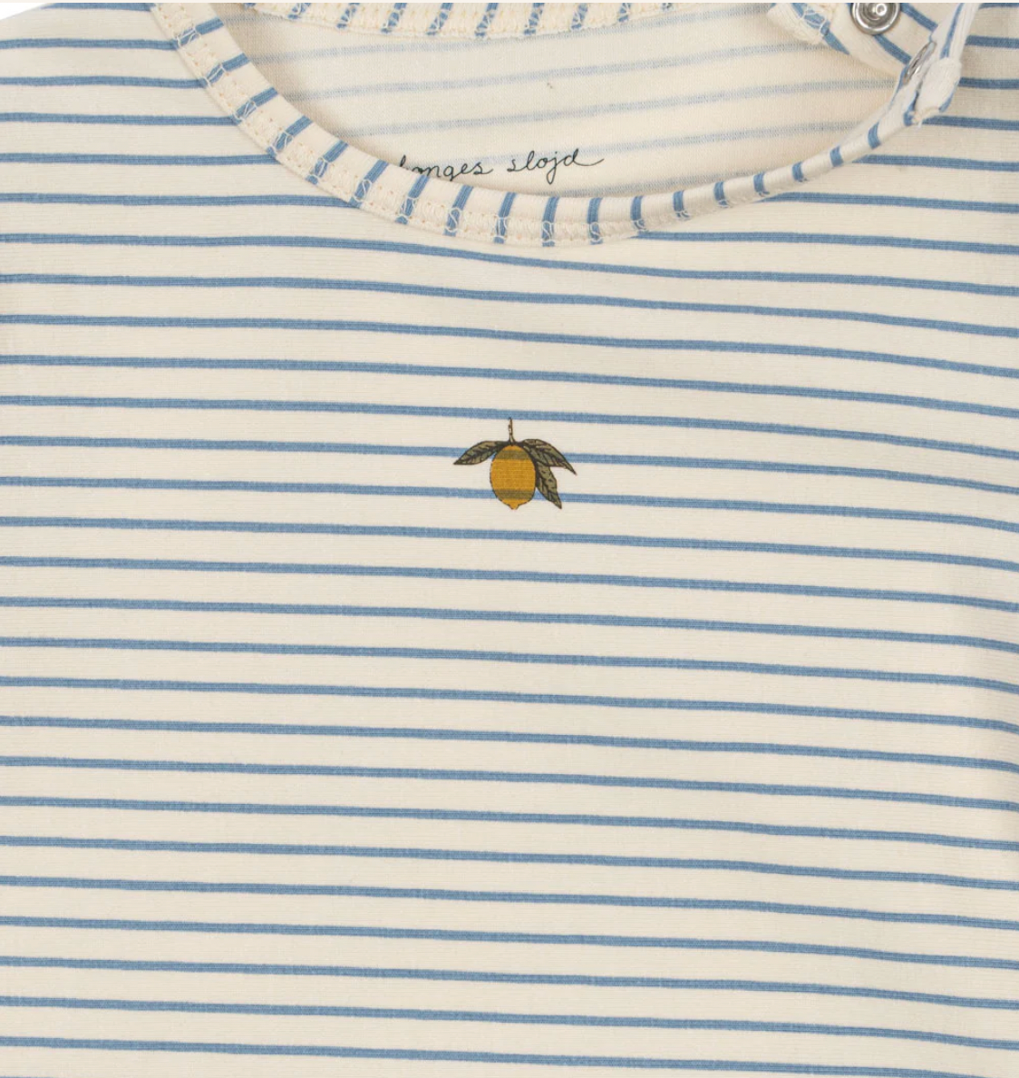 Organic Newborn Body - Stripe Blue