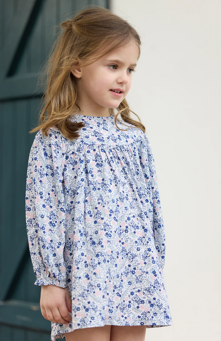 Tartine et Chocolat Robe - Small Flower Bluete