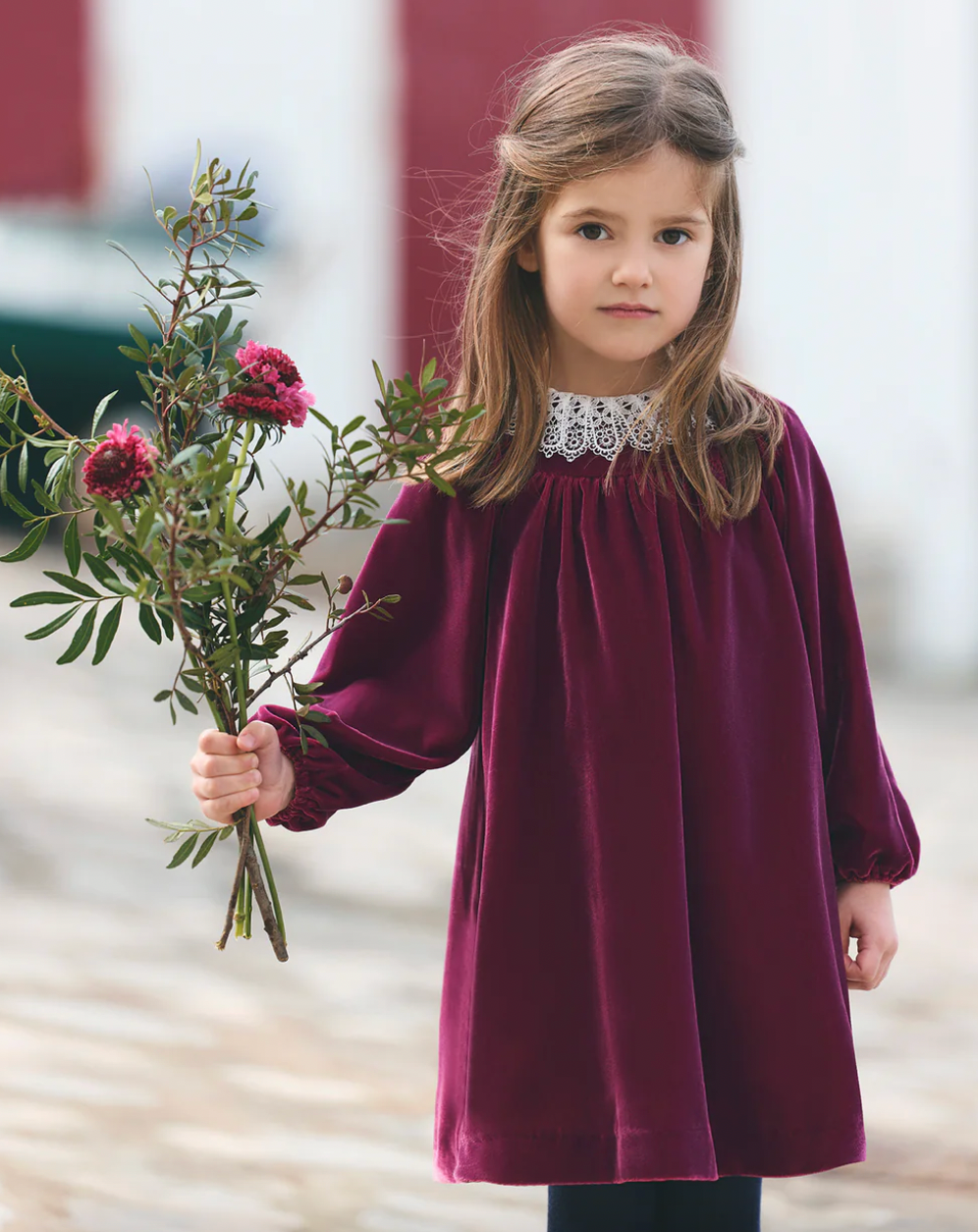 Tartine et Chocolat Robe - Plum Velvet