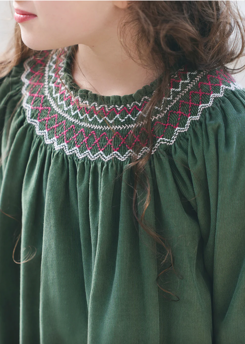 Tartine et Chocolat Robe - Green Holiday Dress