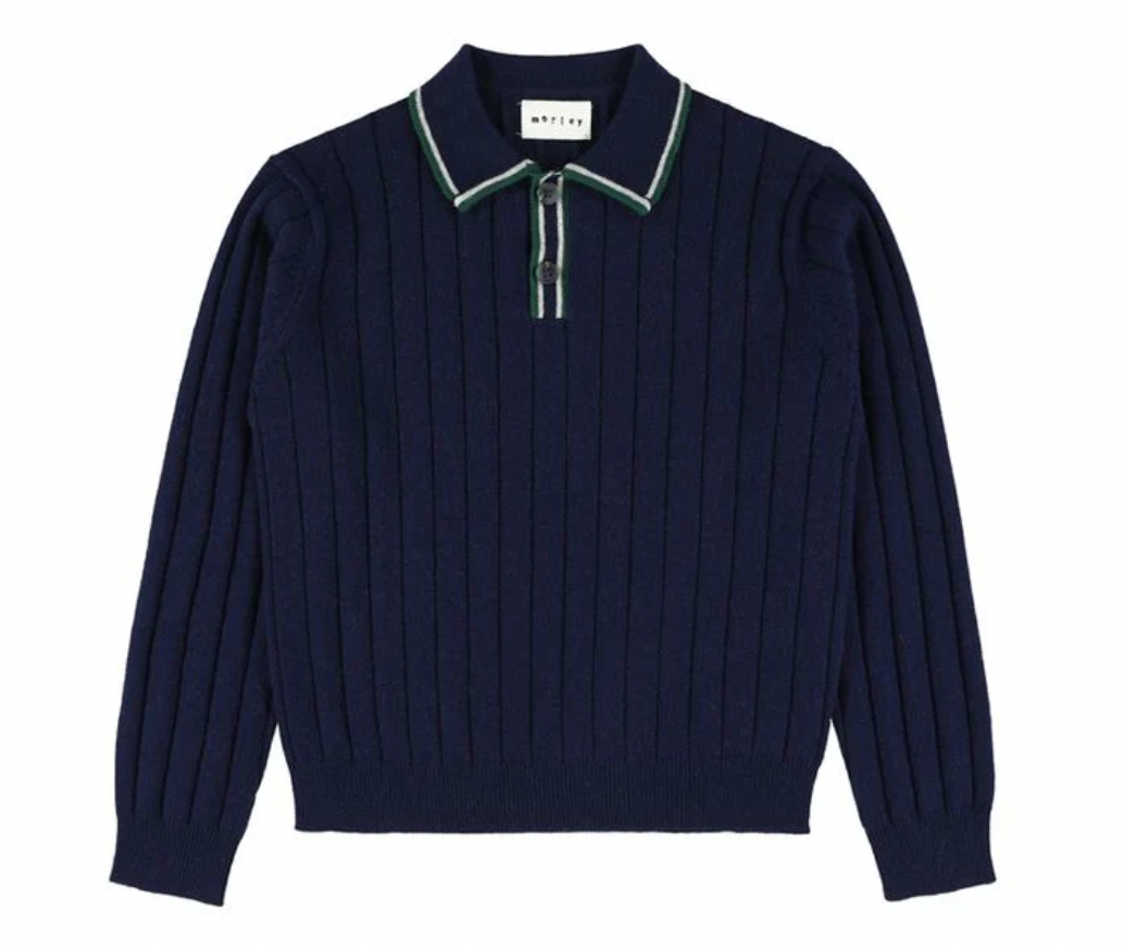 Morley Yan Boys Polo - Navy