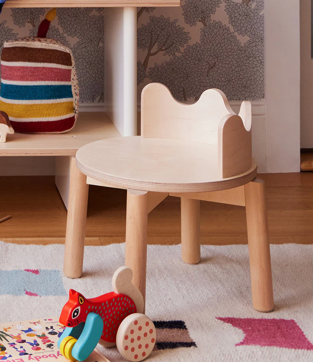 Non-Toxic Moss Birch Chairs - Set of 2