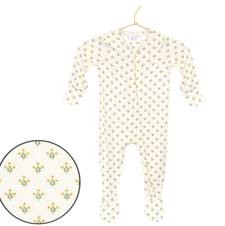 Loulou & Company Zipper Footie - Della