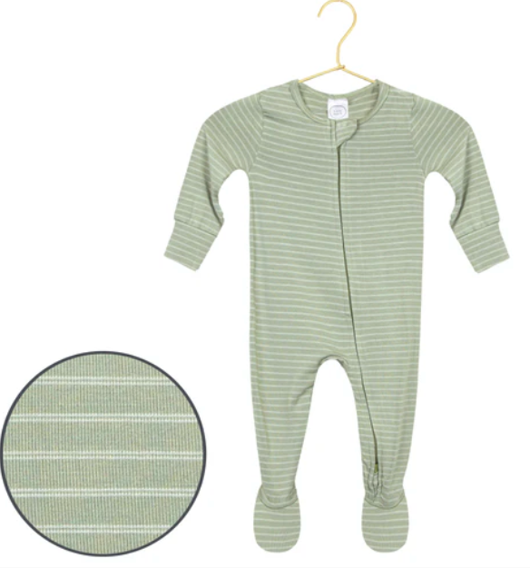 Loulou & Company Zipper Footie  Carson