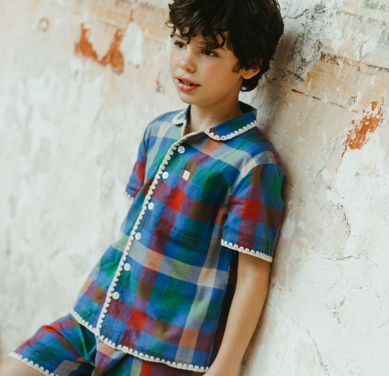 Lali Henri Shirt - Blue Chex