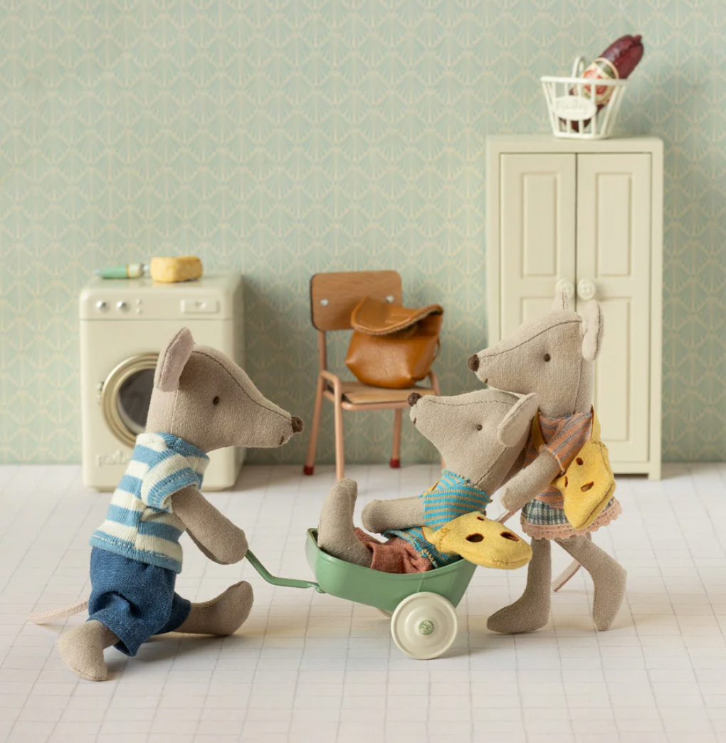 Maileg Mouse with Bag - Little Brother