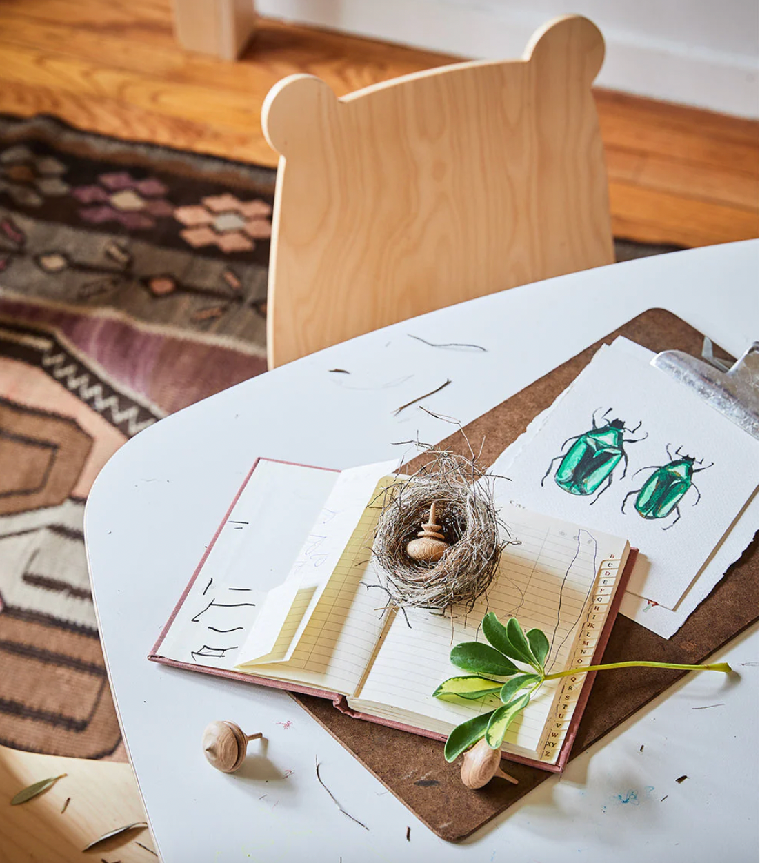 Non-Toxic Birch Bear Chairs (Set of 2)