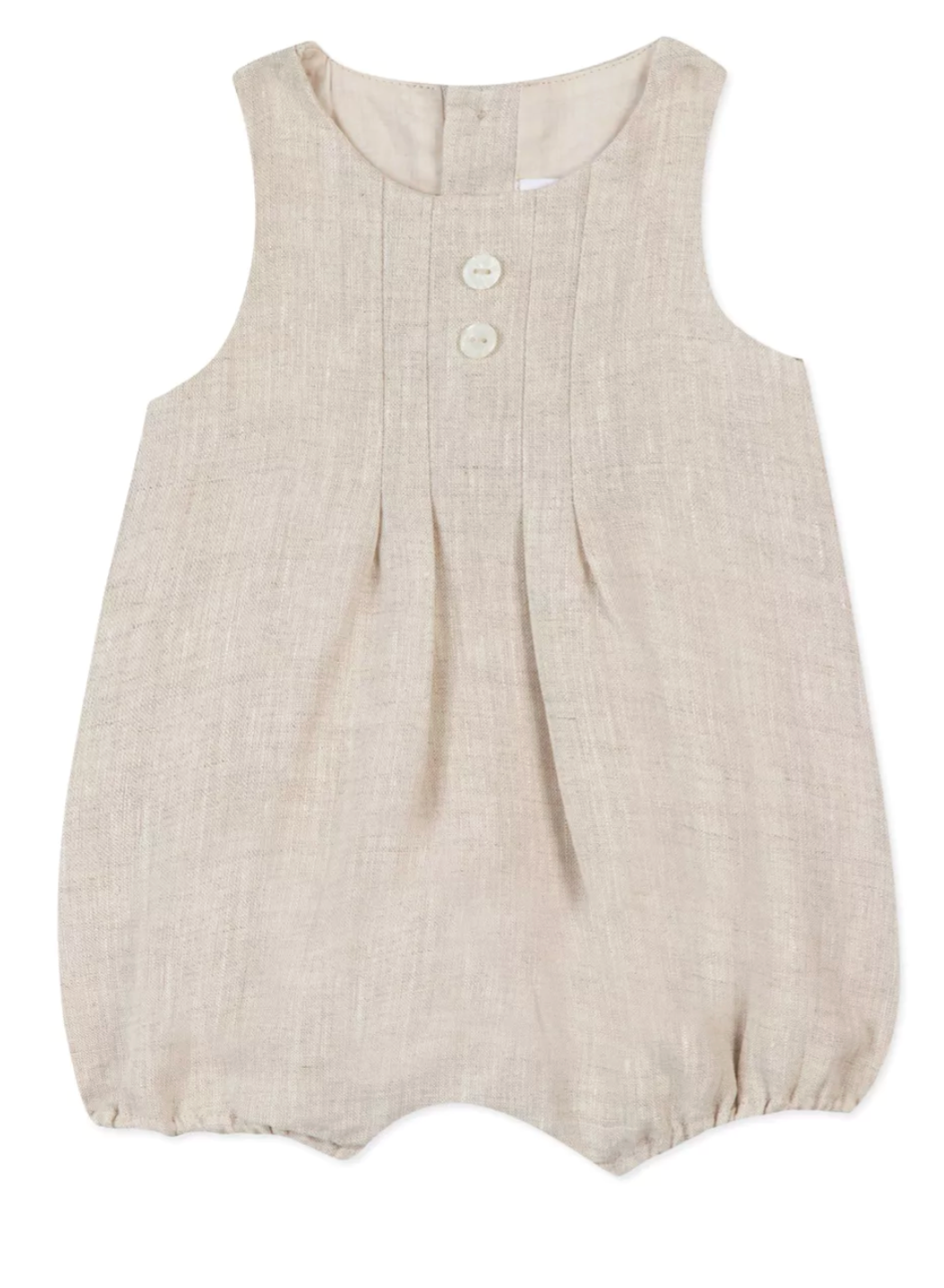 Tartine Sleeveless Romper - Beige Chine