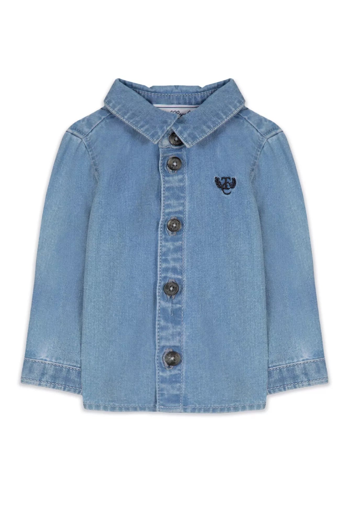 Tartine Boys Bleu Chambray Polo