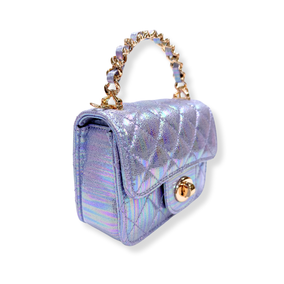 Shiny Quilted Purse