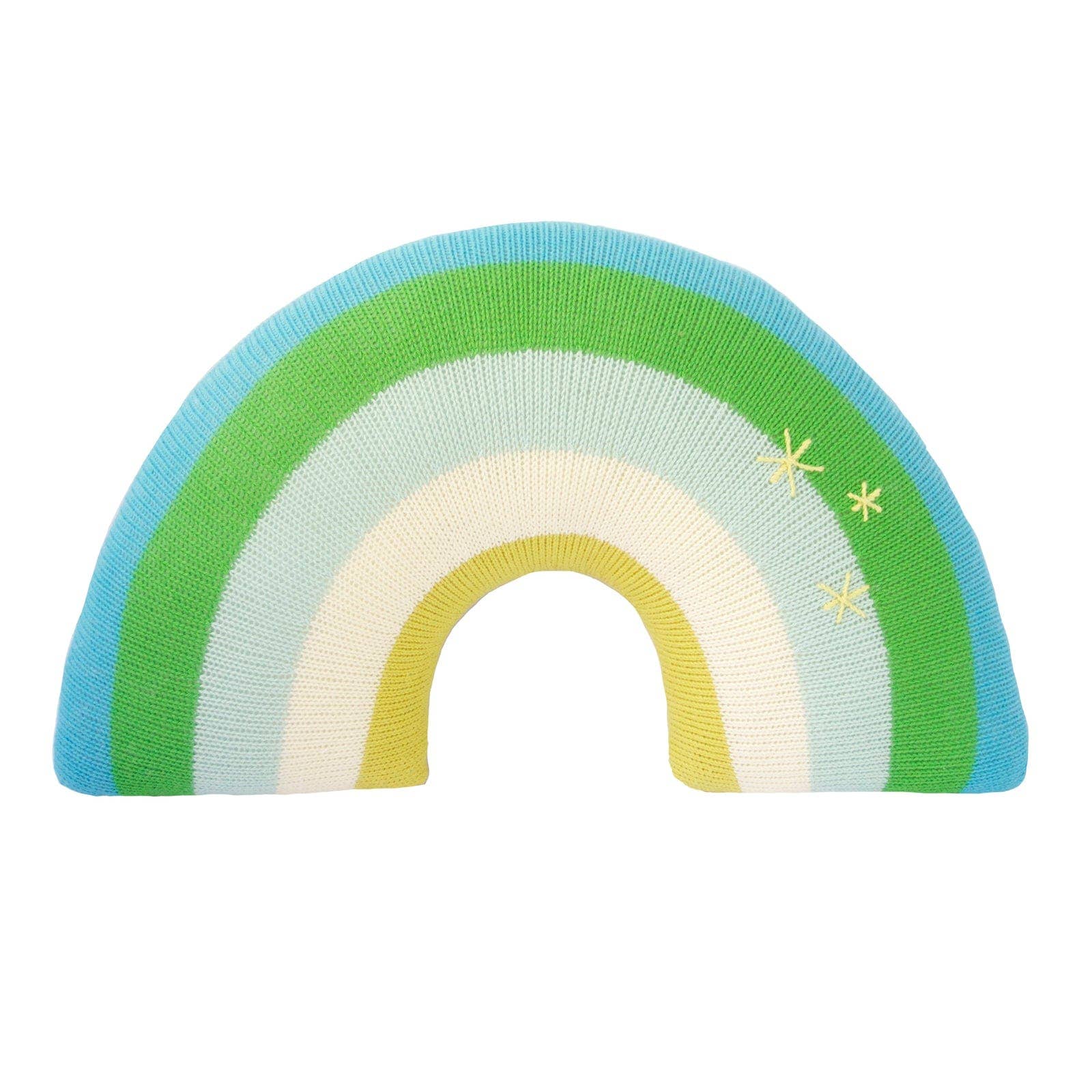 Rainbow Pillow Blue