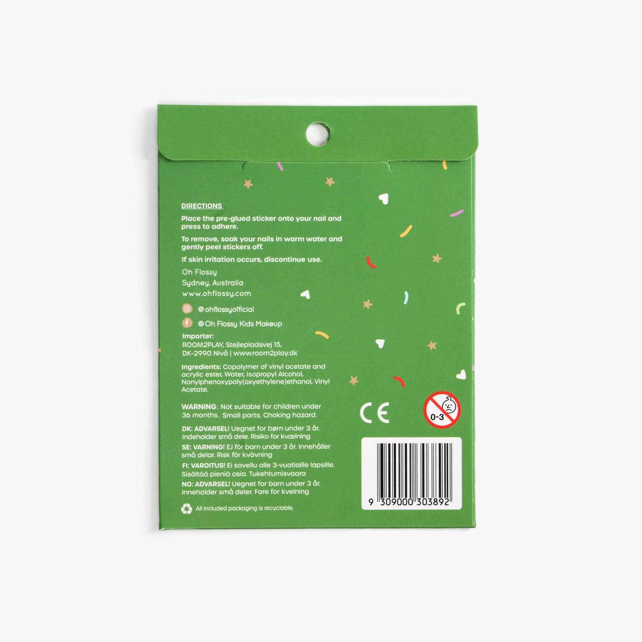 Oh Flossy Nail Stickers