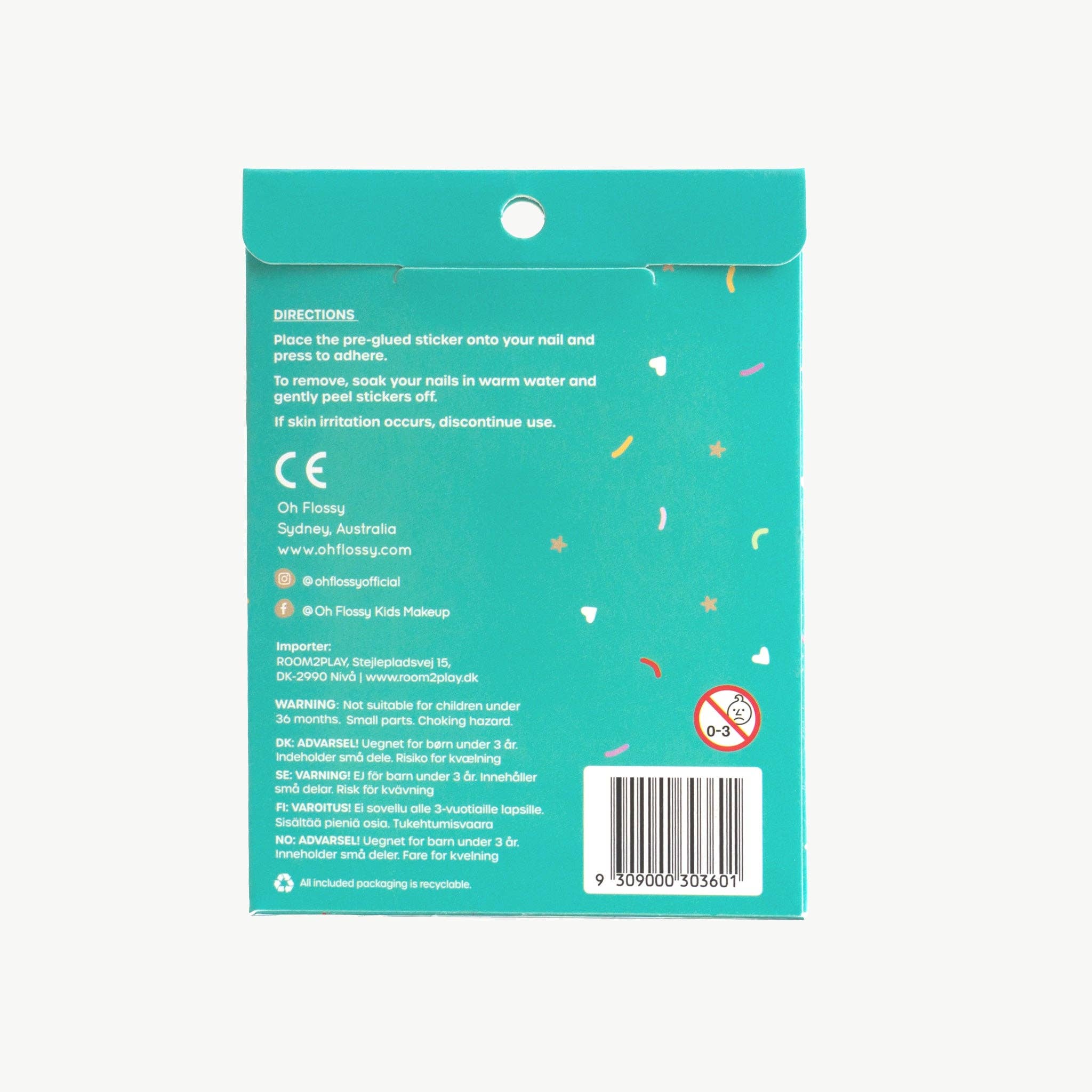 Oh Flossy Nail Stickers