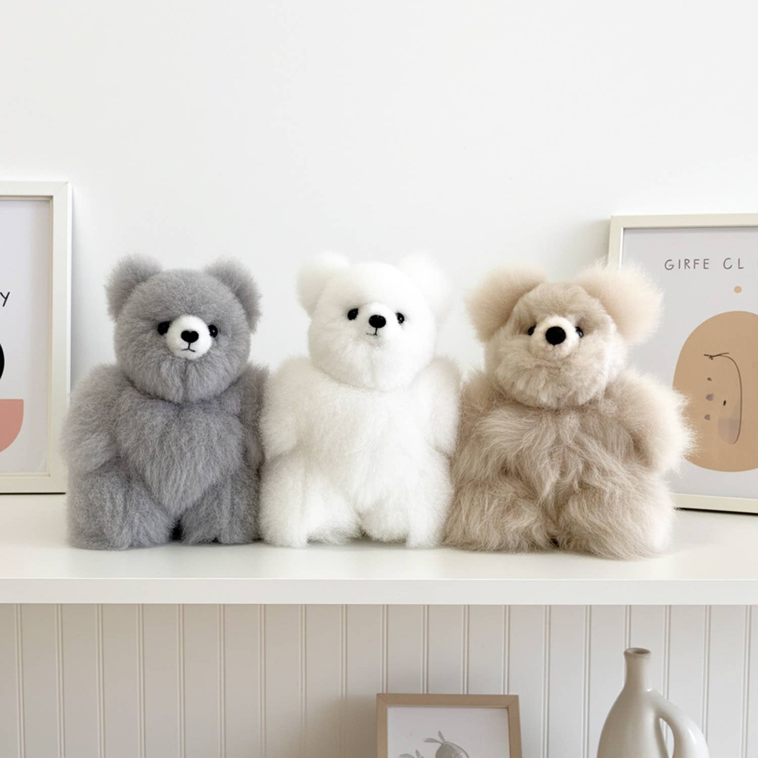 Shupaca 7" Micro Alpaca Stuffed Animal - Bear