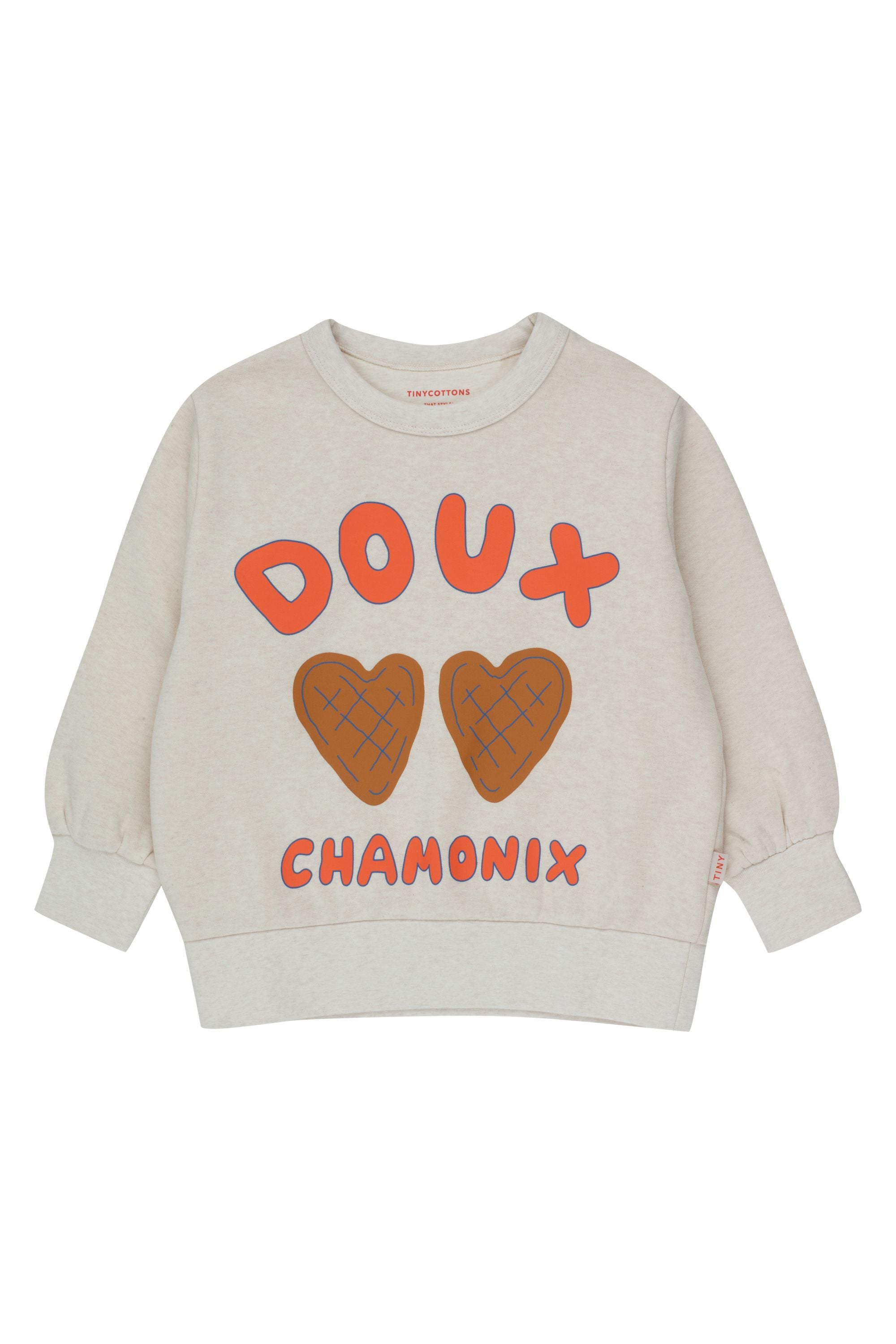TinyCottons Doux Chamonix Sweatshirt, Light Cream Heather