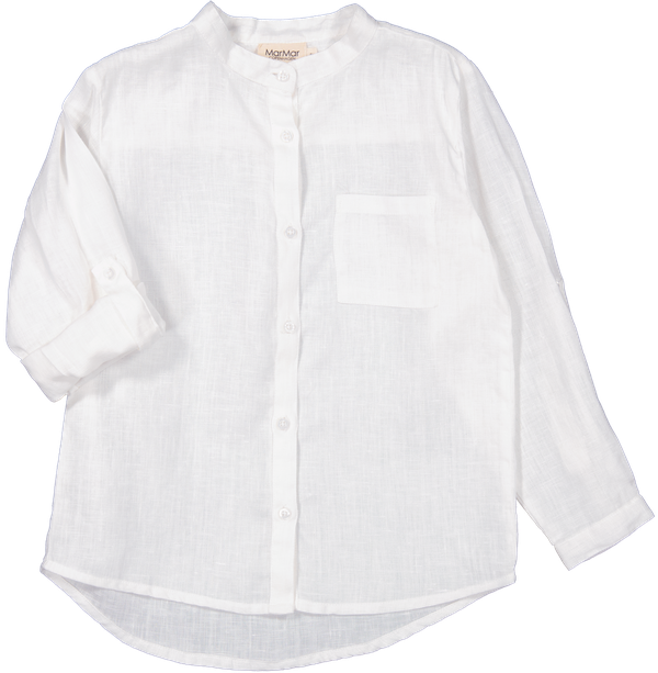 MarMar Copenhagen Long Sleeve Theodor Shirt - White