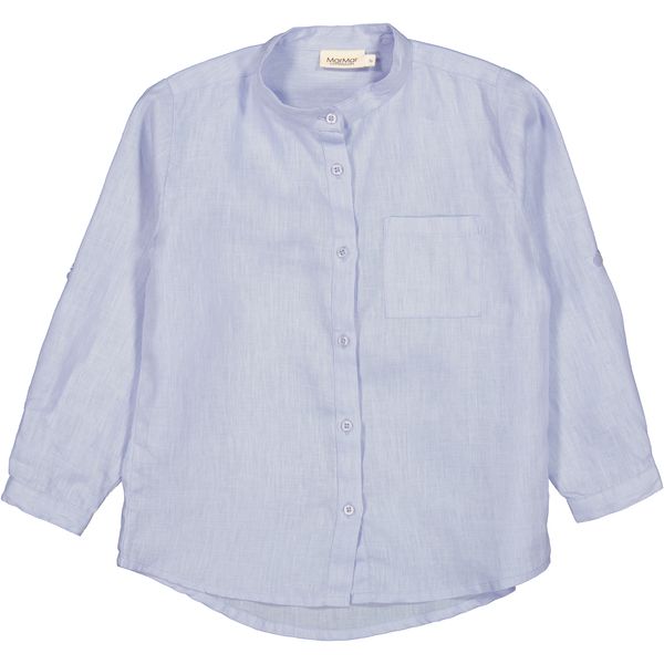 MarMar Copenhagen Long Sleeve Theodor Shirt - Blue Mist