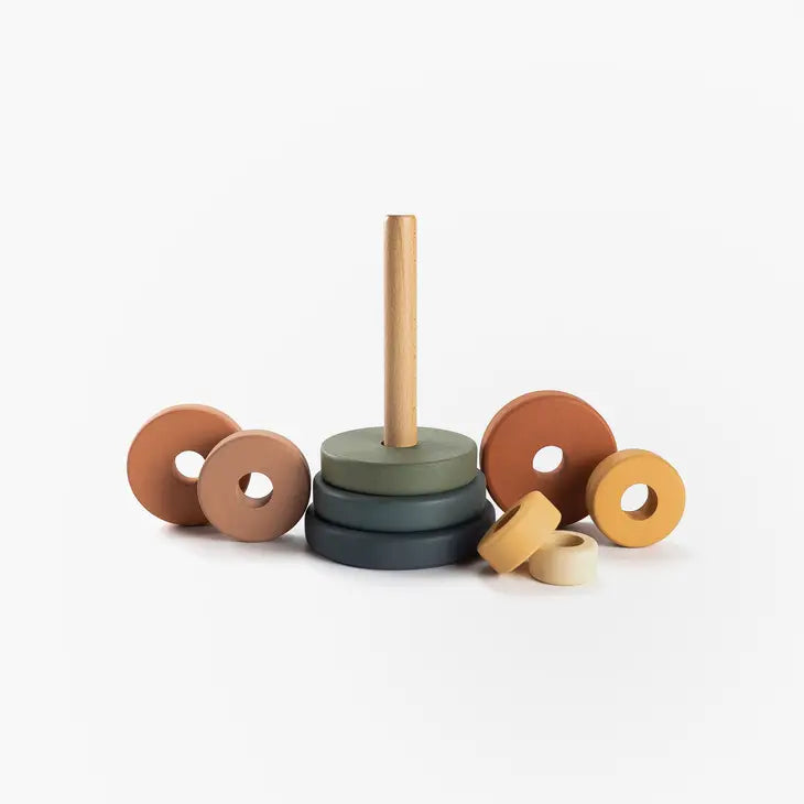 SABO Wooden Ring Stacker Toy