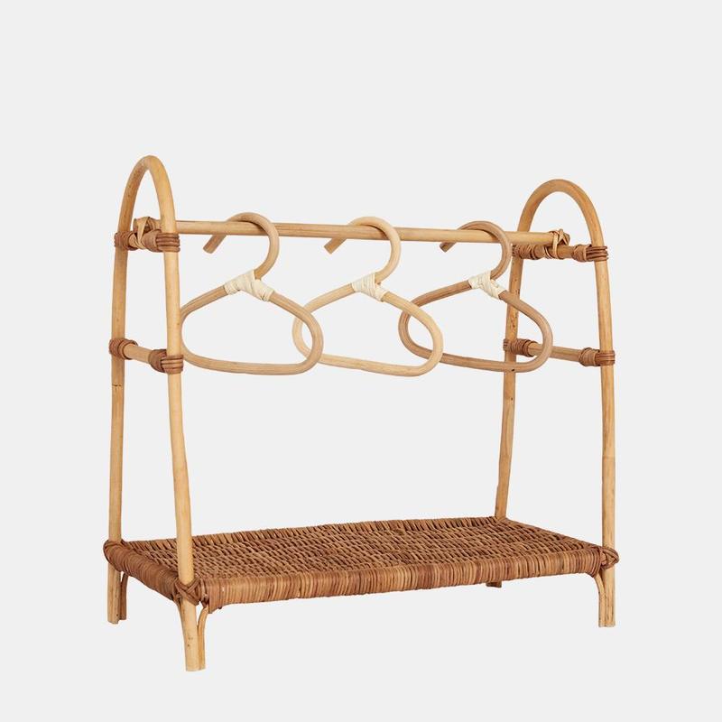 Olli Ella Dinkum Doll Rattan Clothes Rail