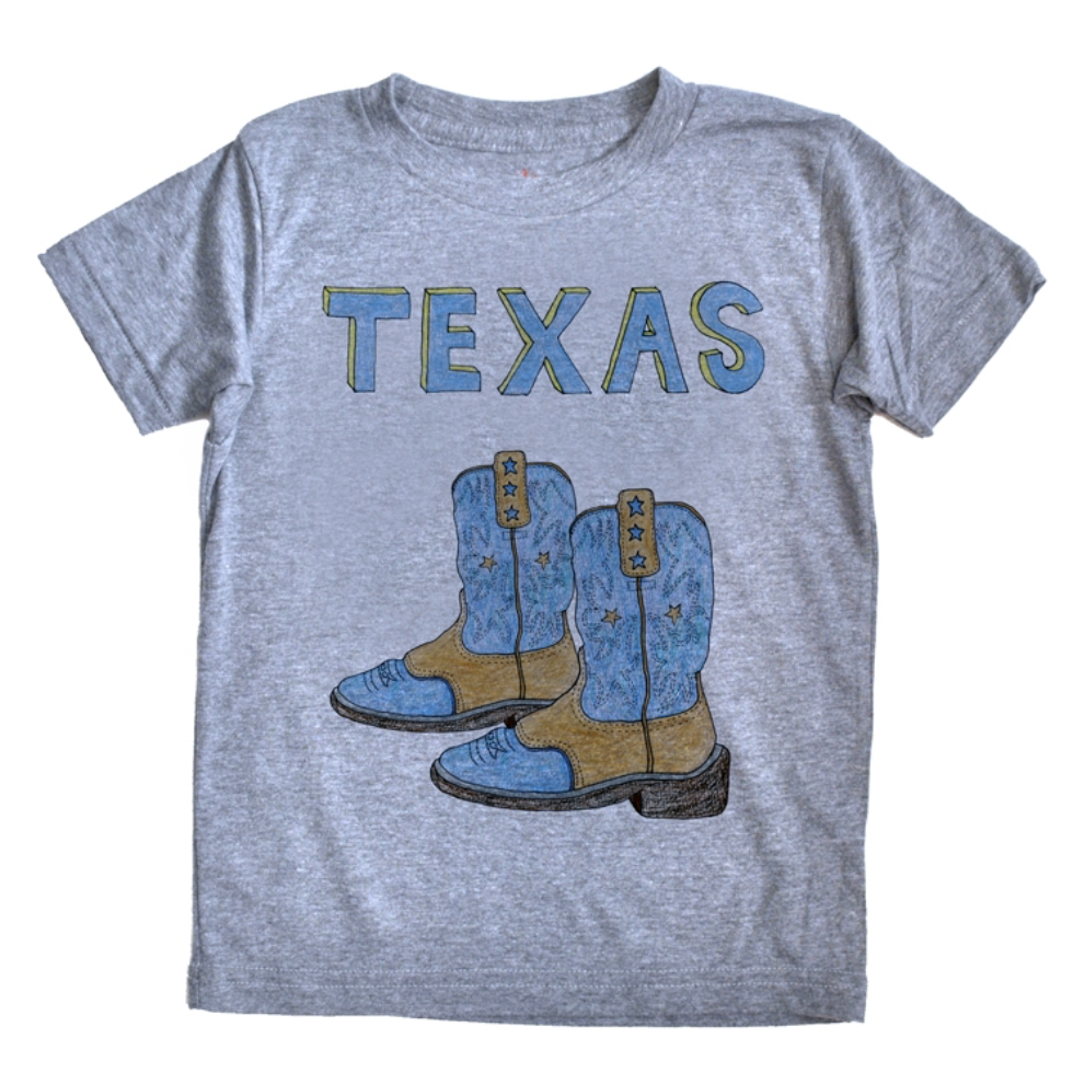 Texas Cotton Tee - Gray