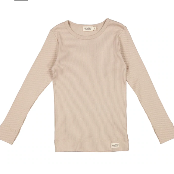 Long-Sleeved Ribbed Tee