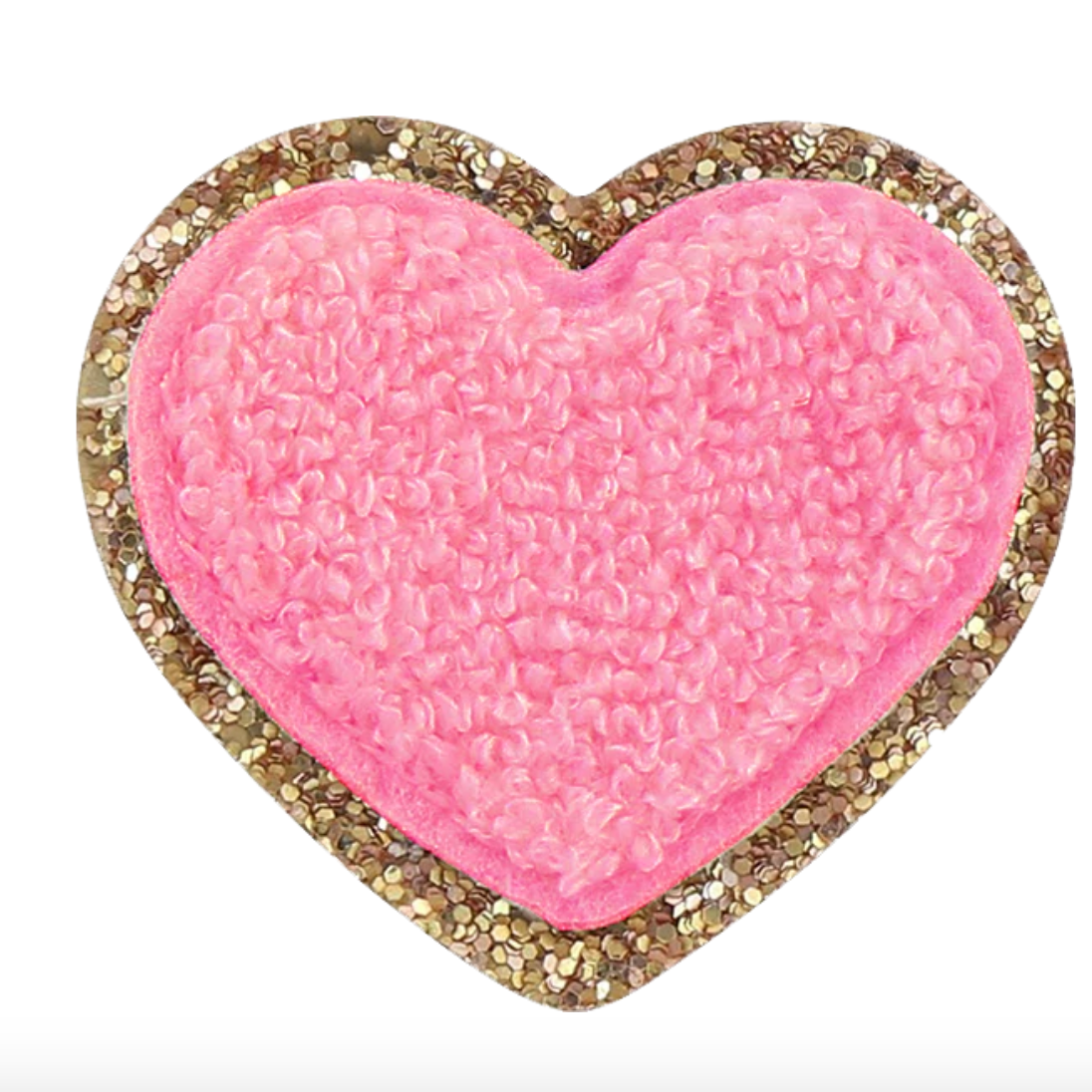 Stoney Clover Ln Glitter Heart Patches - Multiple Colors Available