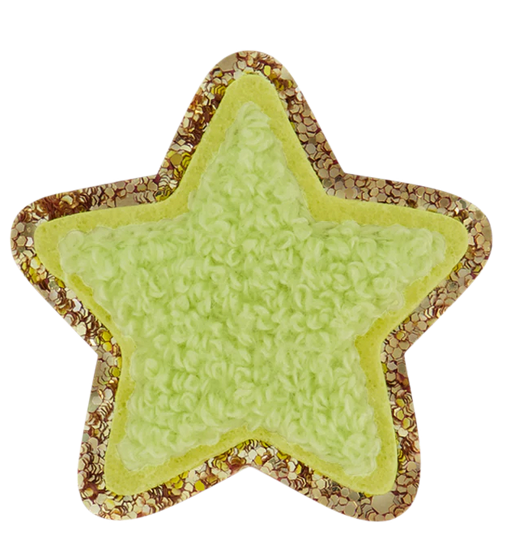 Stoney Clover Ln Glitter Star Patches - Multiple Colors Available