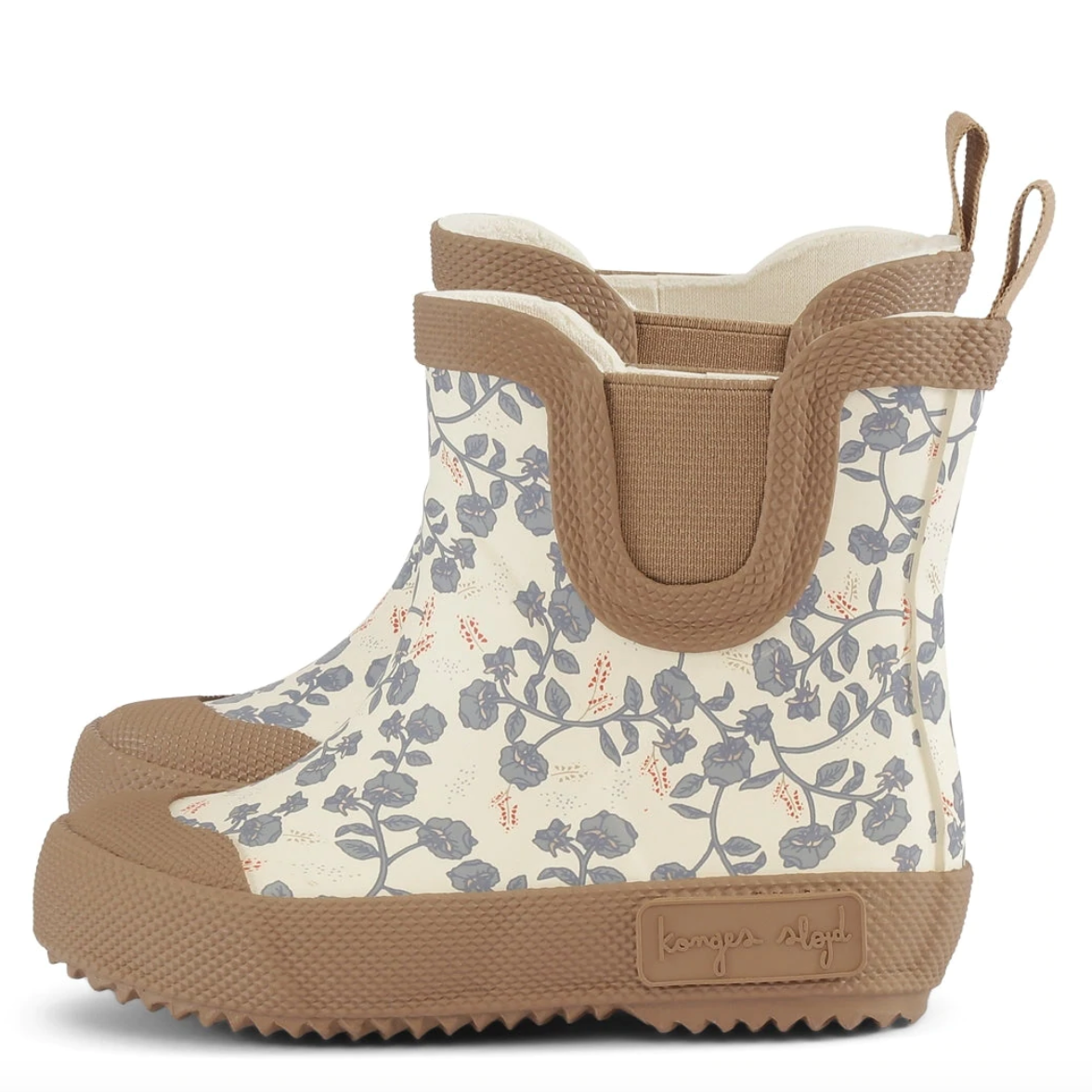 Konges Slojd Welly Rubber Boots - Blue Flowers